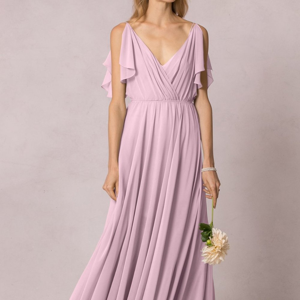 Jenny Yoo Flutter Sleeve Size 10